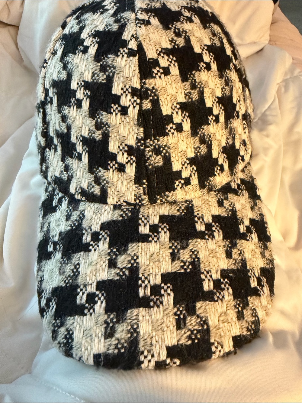 H&M Houndstooth Baseball Cap size M/L